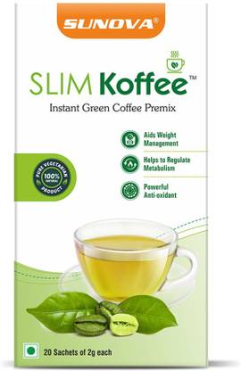 SUNOVA Slim Koffee - Instant Green Coffee Premix Coffee Powder
