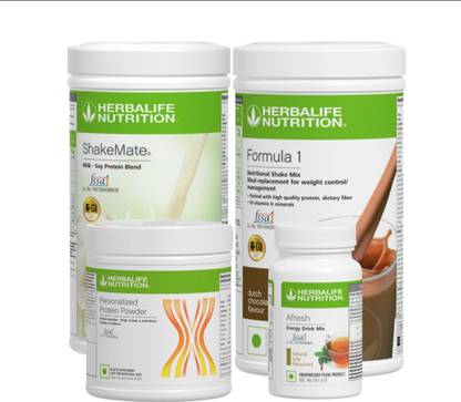HERBALIFE FORMULA-1 SHAKE-CHOCLATE-PROTEIN 200GM,TULSI AFRESH AND SHAKEMATE PACK CHOCLATE, TULSI Powder