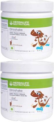 HERBALIFE 2,Dinoshake -(Chocolate Flavour) -200gms Protein Shake (400 g, 2,Chocolate) Chocolate Powder