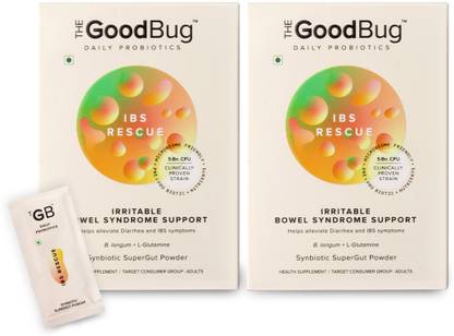 The Good Bug IBS Rescue Probiotic For IBS Symptoms Lemon Flavoured Powder