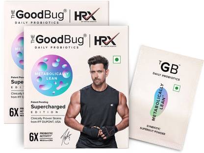 The Good Bug Metabolically Lean Probiotic For Weight Management HRX Lemon Flavoured Powder