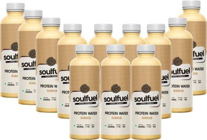 soulfuel Protein Water |11g protein | Zero Added Sugar | Ready to Drink | Ginger flavour Drink