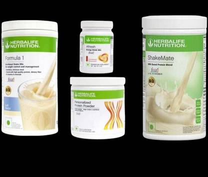 Herbalife Nutrition FORMULA 1 SHAKE KULFI ,PROTEIN POWDER 200GM, AFRESH CINNEMON AND SHAKEMATE COMBO KULFI, CINNAMON Powder