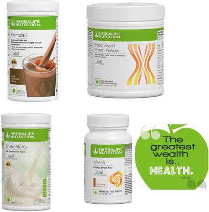 Herbalife Nutrition WEIGHT LOSS COMBO CHOCLATE F1 SHAKE,PROTEIN200GM,CINNEMON AFRESH AND SHAKEMATE CHOCLATE-CINNEMON Powder