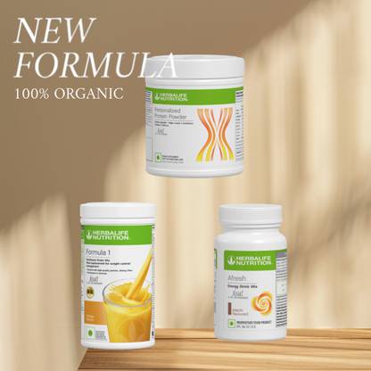 Herbalife Nutrition F1 MANGO SHAKE PROTIEN 200GM ELICHI AFRESH PACK-3 MANGO, ELICHI Powder
