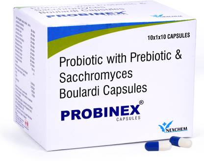 PROBINEX Probiotic with Prebiotic & Sacchromyces Boulardi No Capsules