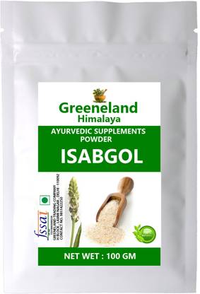 GREENELAND Himalaya Natural ISABGOL POWDER ( Psyllium Husk ) Powder