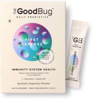 The Good Bug First Defense Probiotic For Boosting Immunity Orange Flavoured Powder