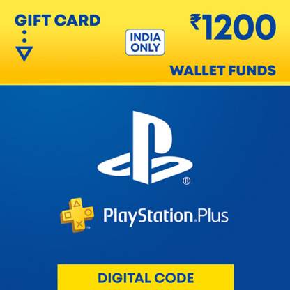 SONY PlayStation Store Gift Card 1200 INR (Email Delivery - Digital Voucher Code)