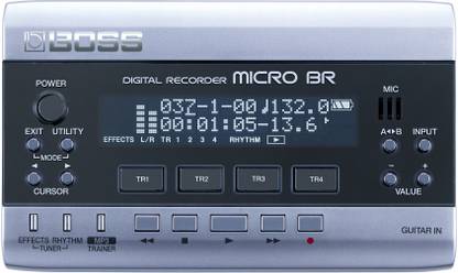 BOSS MICRO BR 4-track playback, 32 V-Tracks 4 Tracks Digital Multi-track Recorder