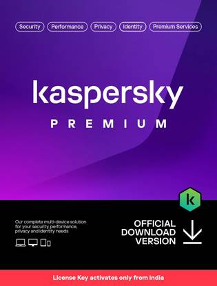 Kaspersky 2026 1 PC 3 Years Premium Security Compatible with Windows and Mac, Android, iOS (Email Delivery - No CD)