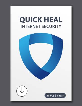 QUICK HEAL 10 PC PC 1 Year Internet Security (Email Delivery - No CD)