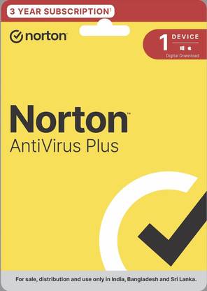 Norton Antivirus Plus 1 PC 3 Years Anti-virus Compatible with Windows (Email Delivery - No CD)