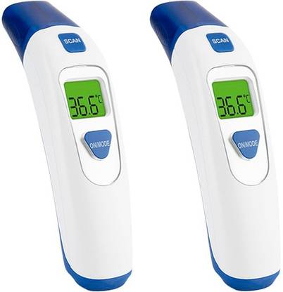 Ozocheck Digital thermometer | Fever Alarm & Beeper Alert | CE Approved- Set of 2 IRT001-1 Thermometer
