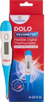 Dolo Fevometer Fevo Flexible Digital Thermometer - For Easy, Accurate, Reliable & Fast Reading Thermometer