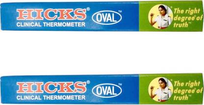Hicks Oval Clinical Thermometer (Pack of 2) Thermometer