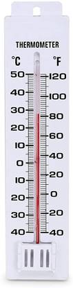 SWADESI BY MCP Max Min Greenhouse Thermometer Clasic Design Max Min Room Thermometer for Use The Garden Greenhouse, Home Easily Wall Mounted Room Temperature Monitor Indoor Thermometer