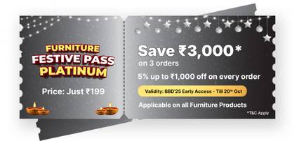 Furniture Festive Pass - Platinum  (Till 20th Oct)