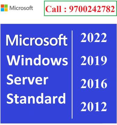 MICROSOFT WINDOWS SERVER STANDARD 2022 - 2019 - 2016 - 2012 LICENSE KEY