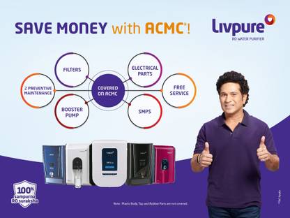 LIVPURE RO Maintenance Plan For 1 Year