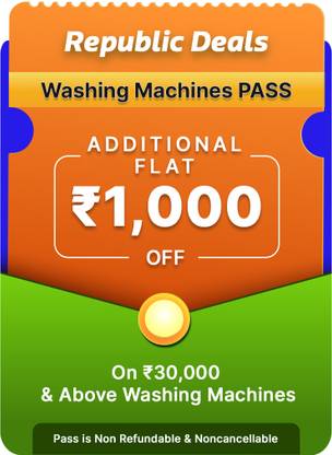 Extra Rs.1000/- Off on Rs.35,000/- & Above Washing Machines from 24th Jan 2025 till