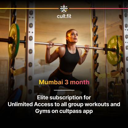 cult.fit cultpass Elite Mumbai - Access to all group classes and gyms in Mumbai
