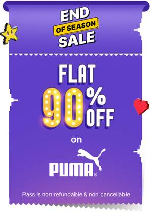 PUMA Flat 90% Off on selected shoes for the First 5 Days of June End Of Season Sale
