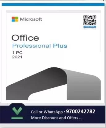 MICROSOFT Office Professional Plus 2021 License Key
