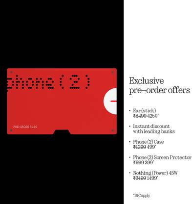 Nothing Phone (2) Pre-Order Pass