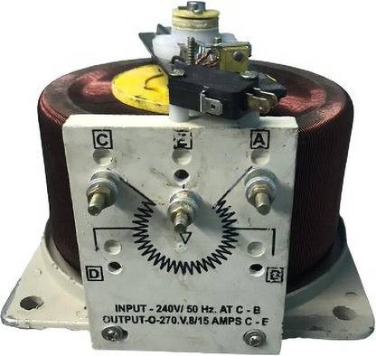 CONTROLSYSTEM 8 AMP\ 2KVA Single phase Dimmer Open Type 270 A Step Dimmer
