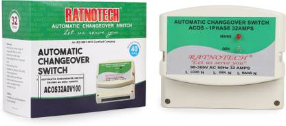 Ratnotech Automatic Changeover Switch 32Amps 32 A Step Dimmer