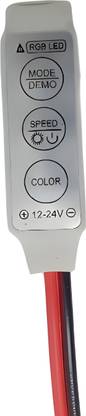 AYANGROUP 12V Mini 3 Keys Single RGB Color Led Controller Blinker 2 A Step Dimmer
