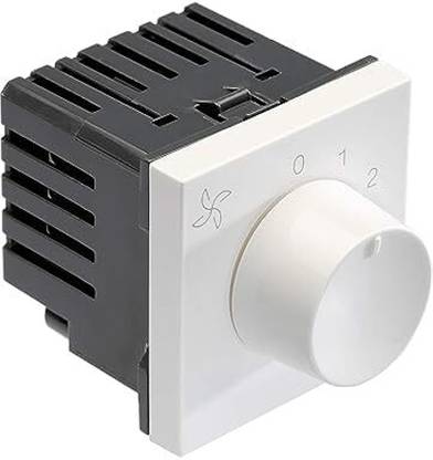 Lynx legrand Ateor Fan Step Regulator 120 Watts (ISI) 2 Module 16 A Rotary Dimmer