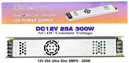 BALRAMA 12V 300W Ultra Slim Metal Body LED Power Supply SMPS 12 Volt 25 Amp DC Adaptor 25 A Toggle Dimmer