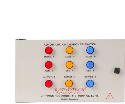 Ratnotech Automatic Changeover Switch 100Amps Three Phase 100 A Step Dimmer