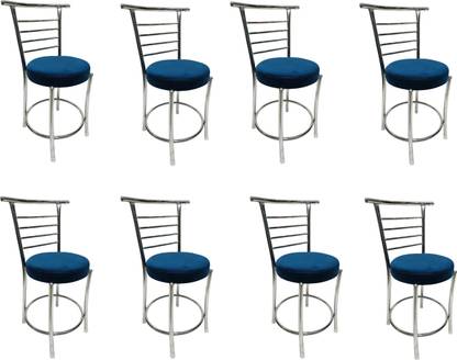 SOMRAJ Comfortable Steel Dining Chair, with Cushion seat Without arms Chair (Ring) Metal Dining Chair