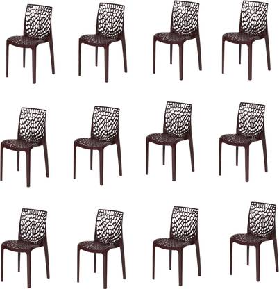 SOMRAJ Designer Web Chair Plastic Living Room Outdoor Indoor Chair Jali chair for home Plastic Dining Chair