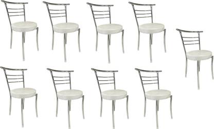 GOYALSON Chrome Chair Office Visitor Student Study Chair Home Resturants Dining Chair Metal Dining Chair