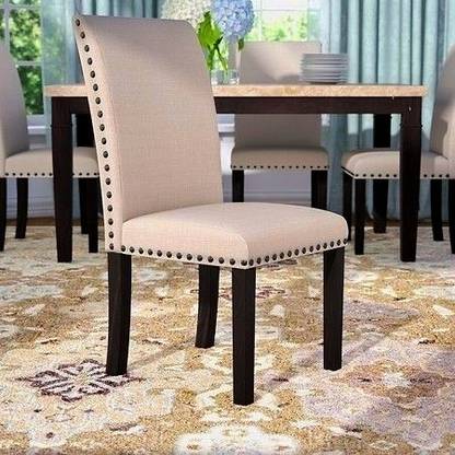 Starwood 4 Chair for Dining Living Room Hotel office Gery Chairs Solid Wood Dining Chair