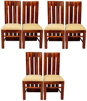 Daintree Solid Sheesham Wood 6 dining Chair Set for Hotel/Home/Dining Room/Livingroom Solid Wood Dining Chair