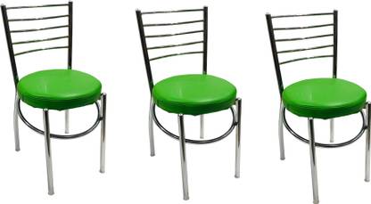 SCHOOL FURNITURE STEEL CHAIR HEAVY DUTY WITH CUSHION SEAT Metal Dining Chair