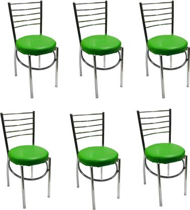SCHOOL FURNITURE STEEL CHAIR HEAVY DUTY WITH CUSHION SEAT Metal Dining Chair
