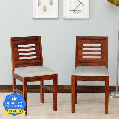 MAA LAXMI Solid Wood Dining Chairs Set Of 2 Solid Wood Dining Chair