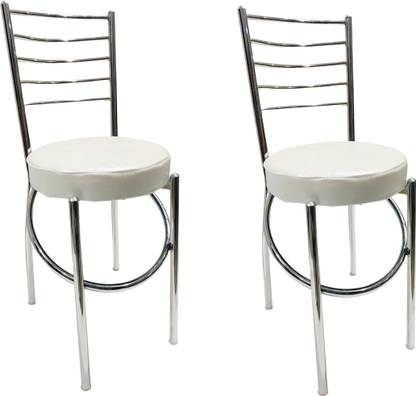 RATISON STEEL DINING CHAIR HOME STUDY OFFICE VISITOR CHAIR Leatherette Dining Chair