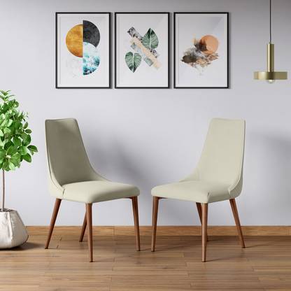 Godrej Interio Creamtreat Metal Dining Chair