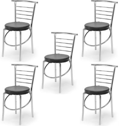 RATISON Office Visitor Student Study Chair Home Resturants Steel Dining Chair Leatherette Dining Chair