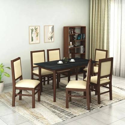Furniva Marble Stone 6 Seater Dining Set