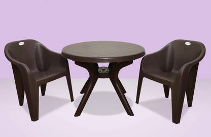 ARLAVYA Plastic 2 Seater Dining Set