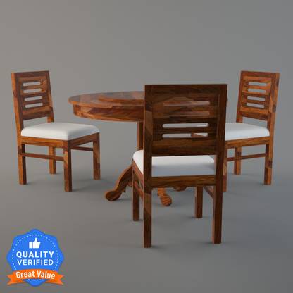 Cherry Wood Rosewood (Sheesham) Solid Wood 3 Seater Dining Set