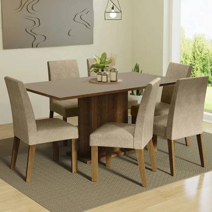 Madesa Renata Dining Room Engineered Wood 6 Seater Dining Set